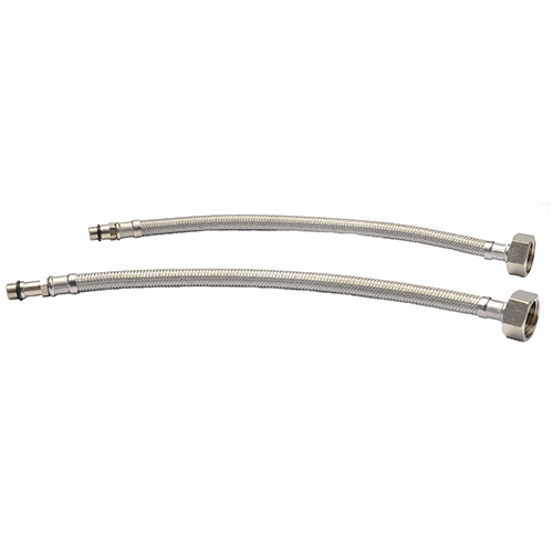 Flexible wire hose for plumbing supply