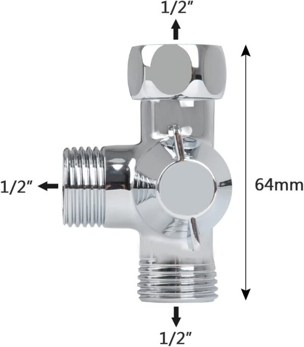 Toilet Angle Valve 3 way