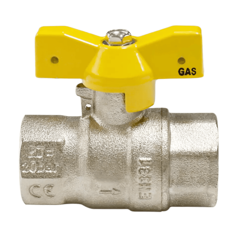 butterfly handle brass ball valve