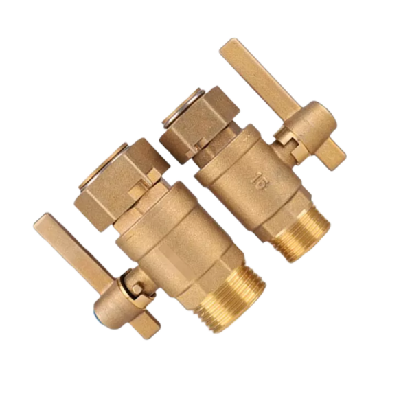 Full brass ball valve with union DN15