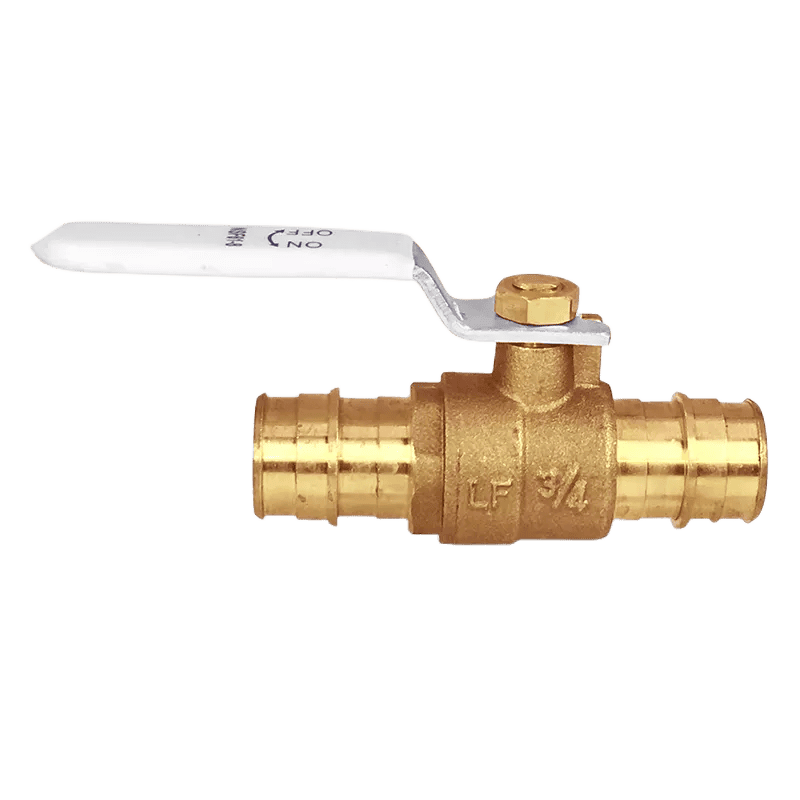 lead free brass ball valve pex