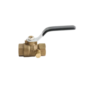 600WOG Brass ball valve with drain