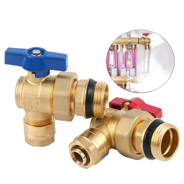 forged angle ball valve for heating system