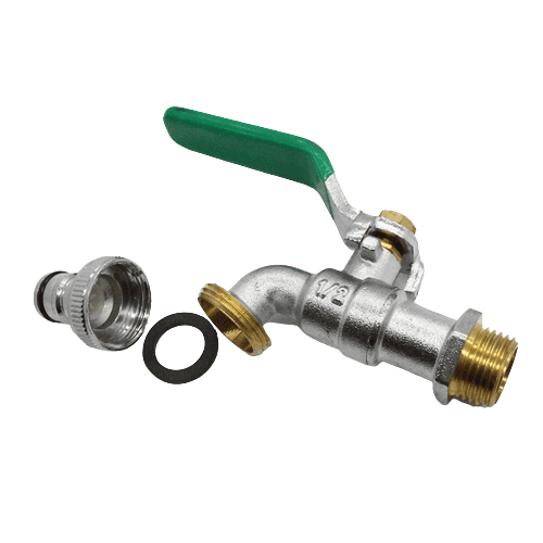 brass water bibcock valve