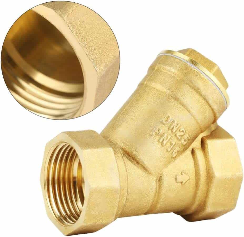 brass water y strainer