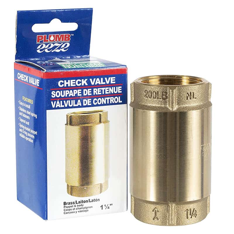 Inline Spring Loaded Check Valve with a box 0614c