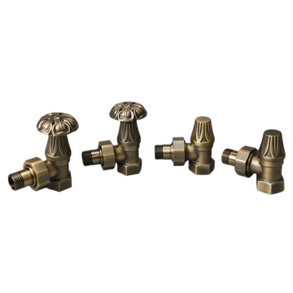 Angle Antique Thermostatic Radiator Valve - Image 4
