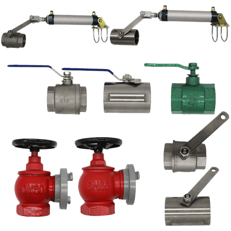 Ductile iron ball valves