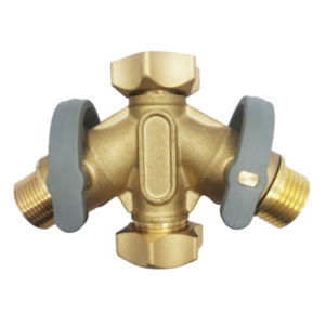 Brass Garden Hose 2-Way Splitter