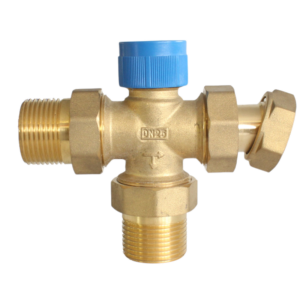 Adjustable thermostatic mixing valve