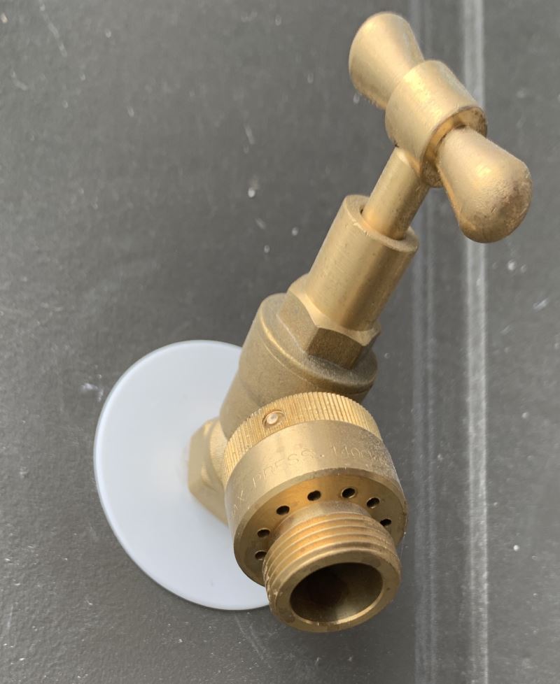 Bibcock Tap Works With Check Valve