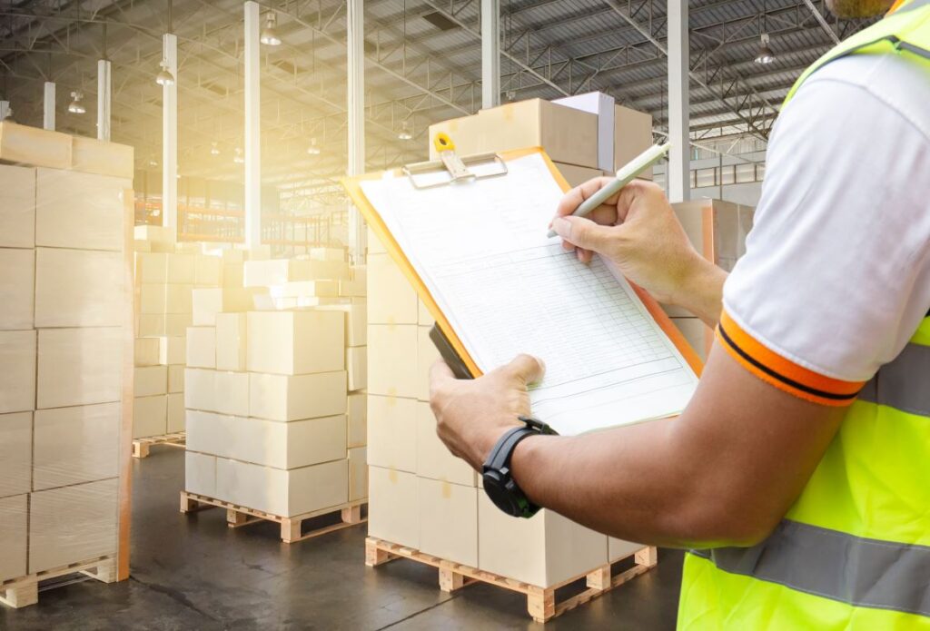 products in warehouse