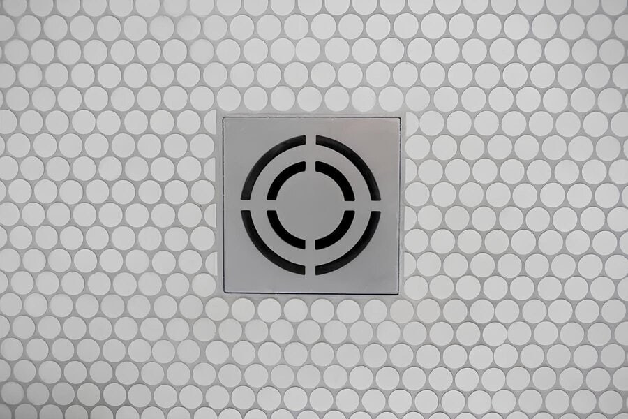 floor drain on floor