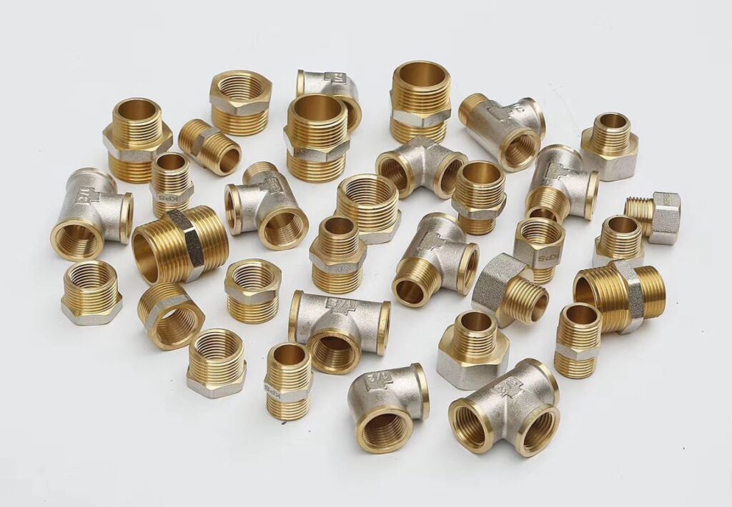 Pipe fittings brass