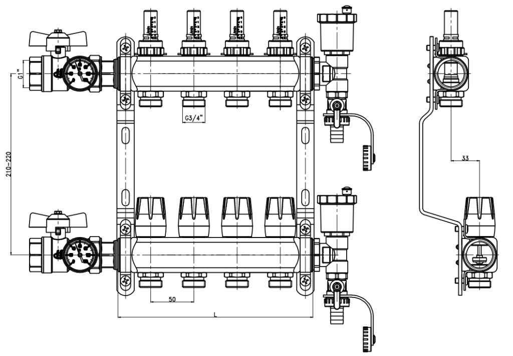 manifold drawing