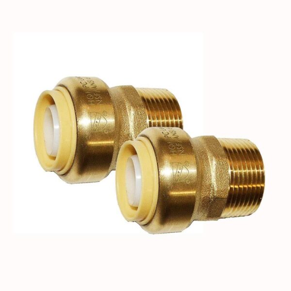 SharkBite 1/2 Inch Brass Coupling - Image 3