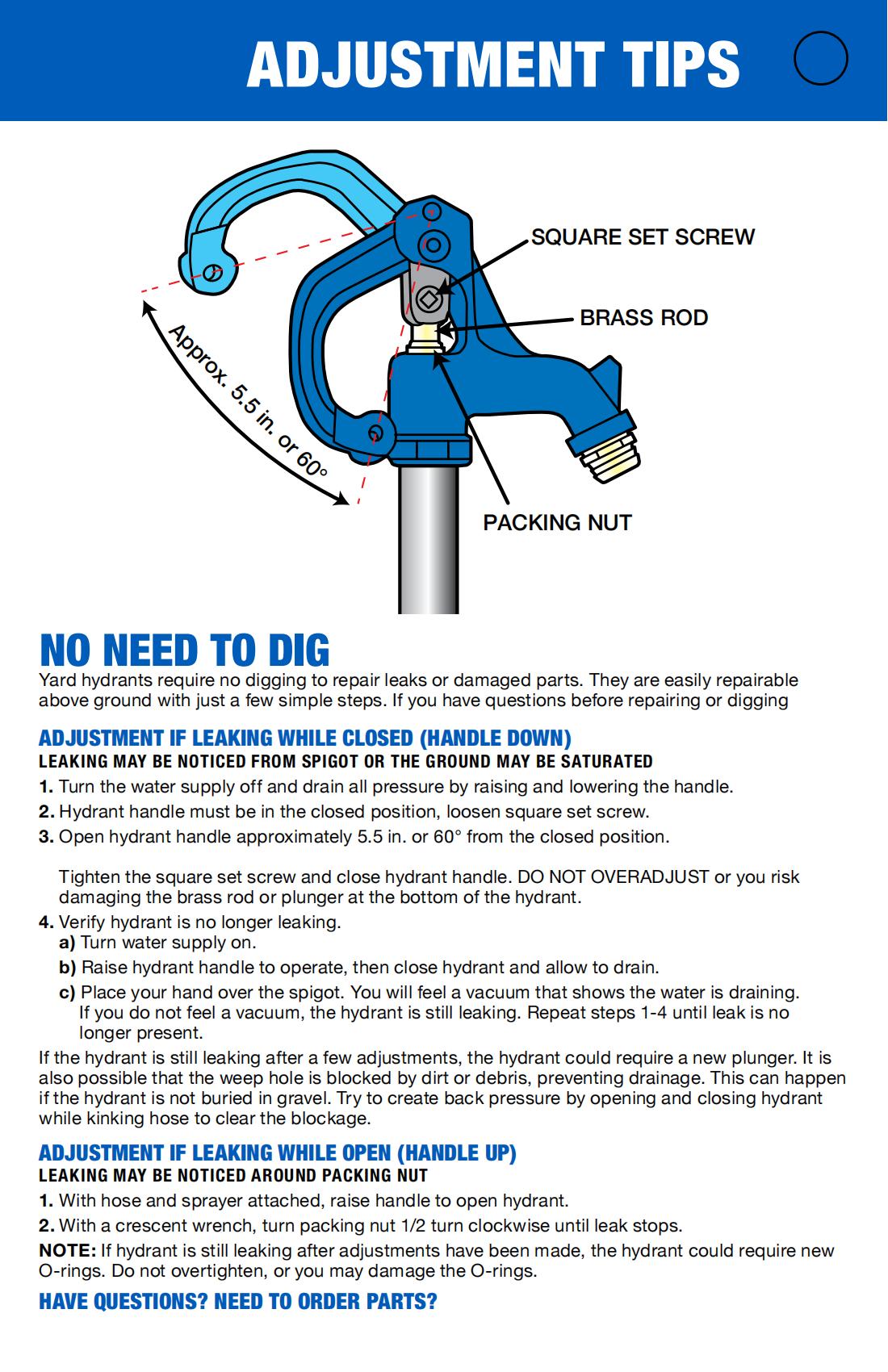 hydrant install tips plumberstar china