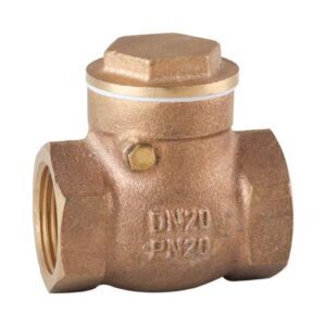 Bronze check valve one way 0612