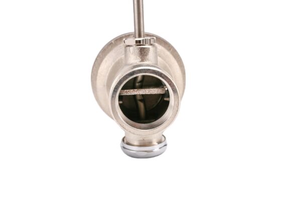 Commercial kitchen twist lever waste drain