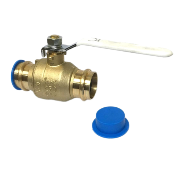 2pc lead free press ball valves