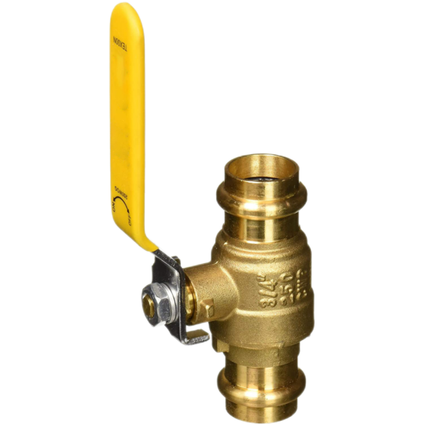 2pc lead free press ball valves