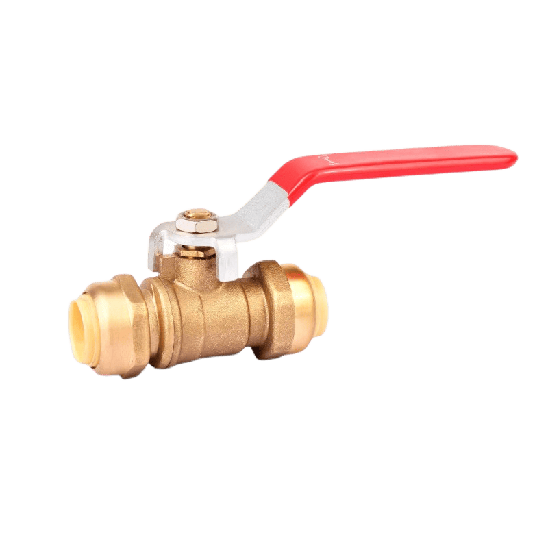 push brass valve