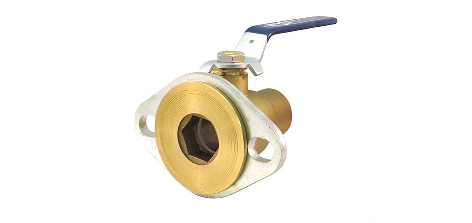 flanged brass isolation valve