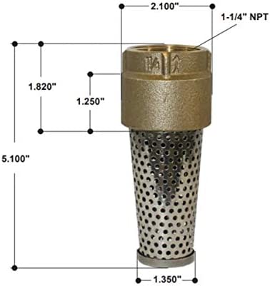 no lead brass foot valve
