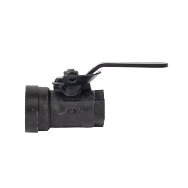 Cast iron oilfield ball valve with anti-theft