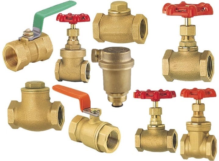 Brass valves type