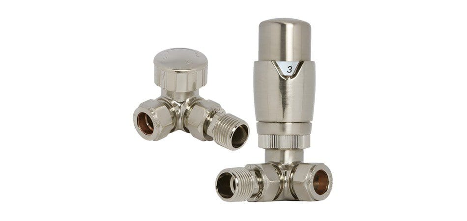 corner radiator valves
