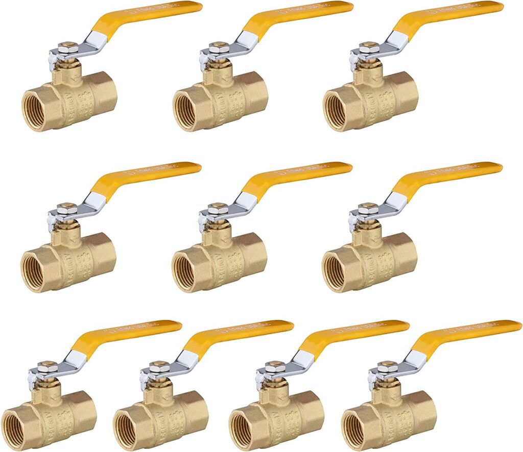 full ports ball valve with copper