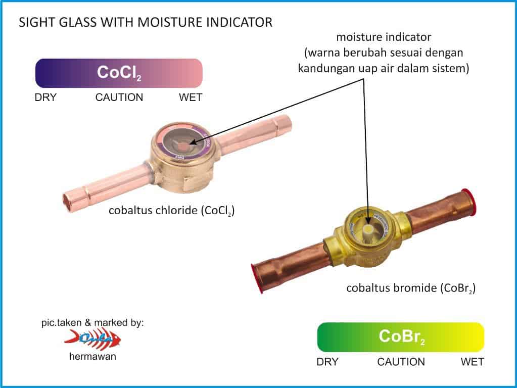 sight glass with indicator