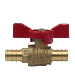 2pc lead free press ball valves 1/2
