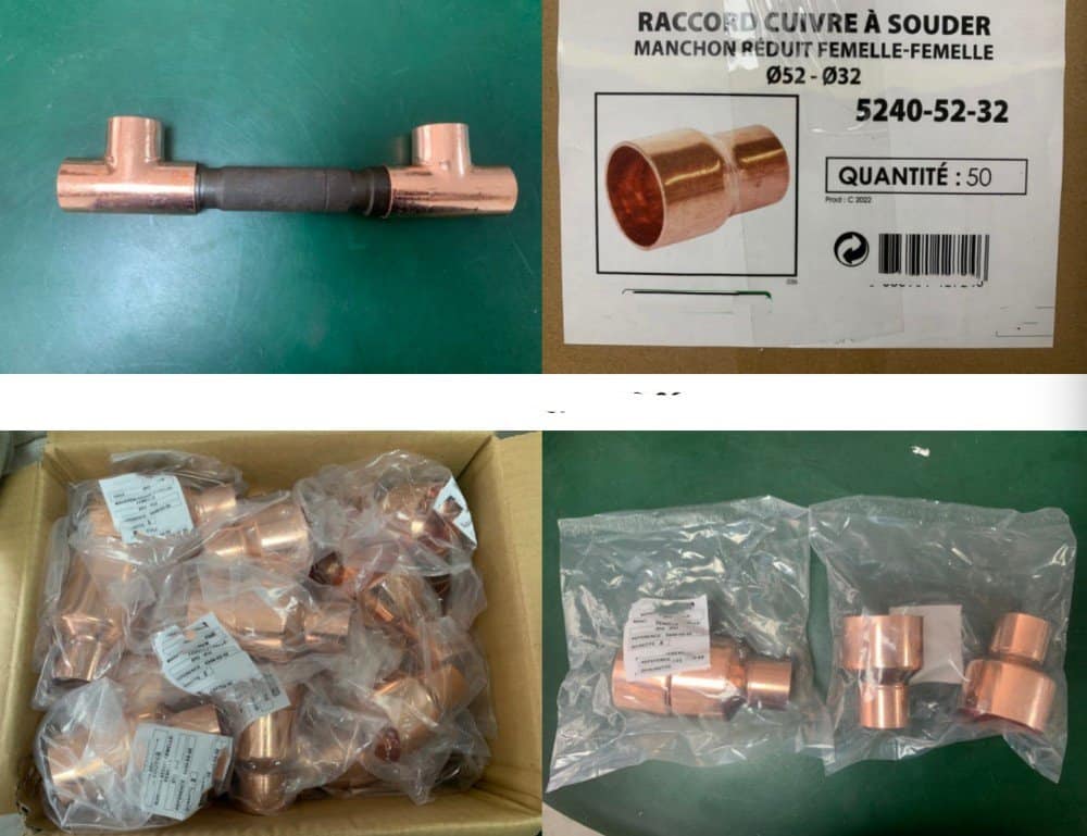 copper pipe fitting