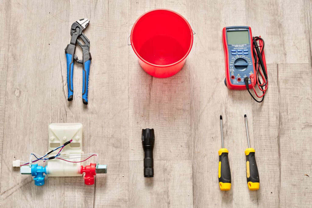 repair the washing machine shut off valve