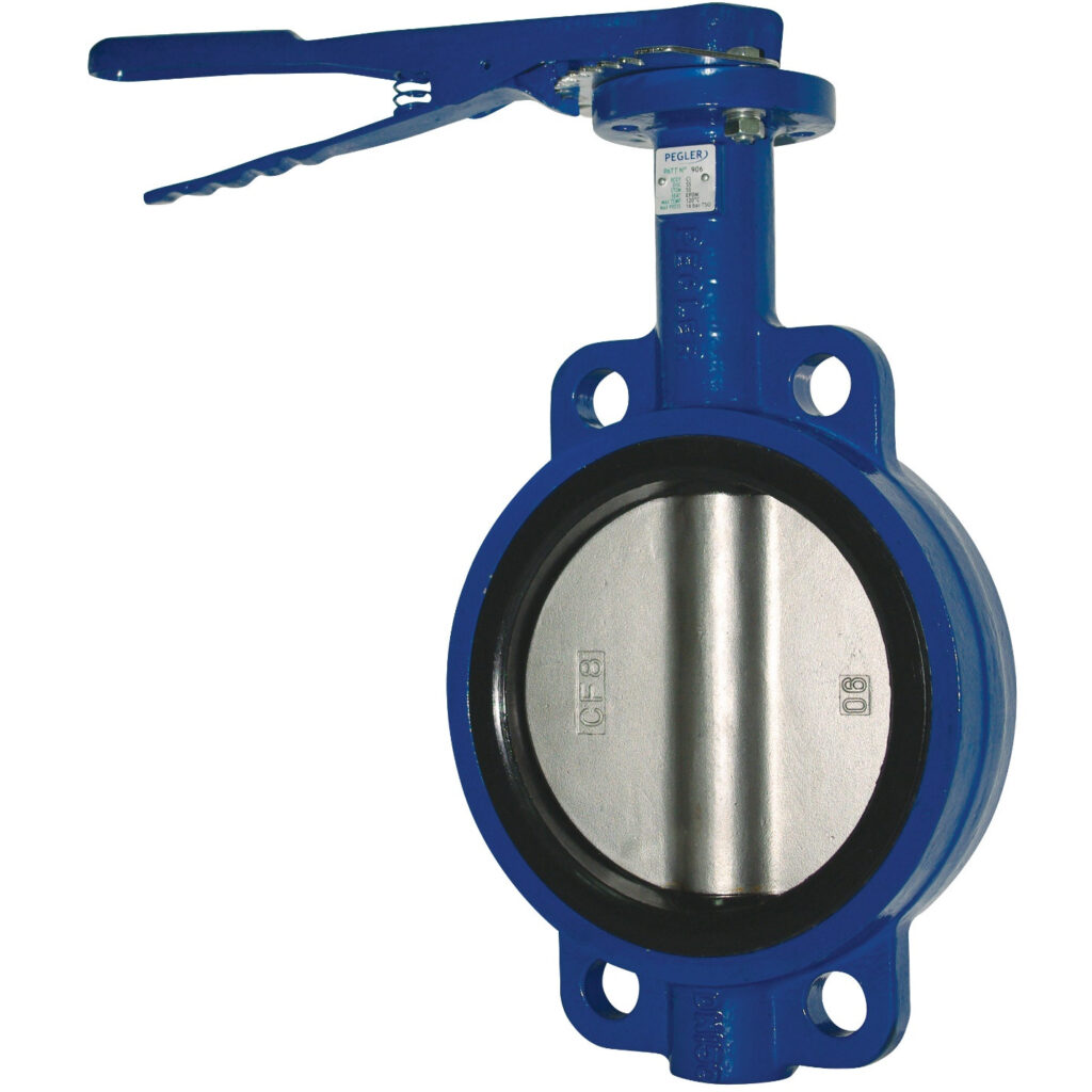Butterfly iron steam valves