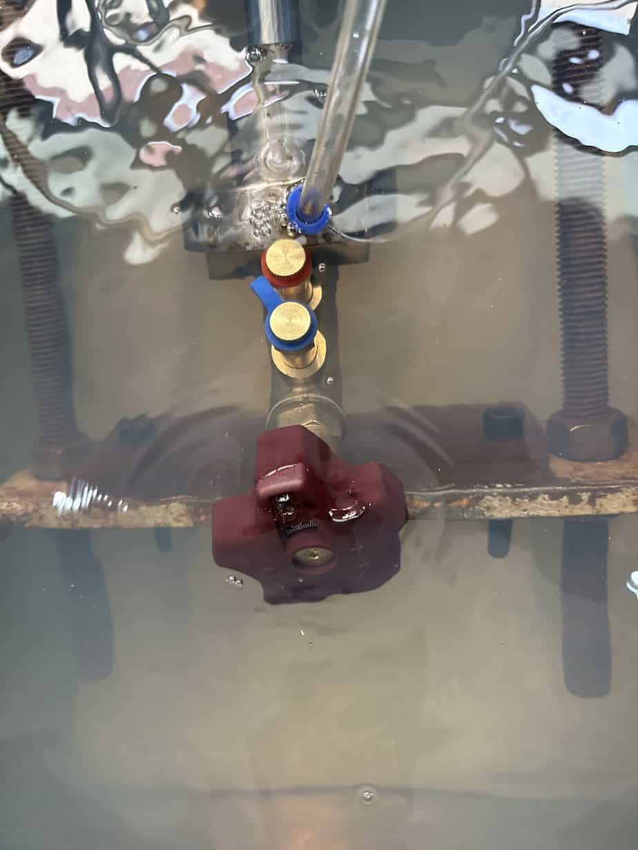 balance valve test leakage