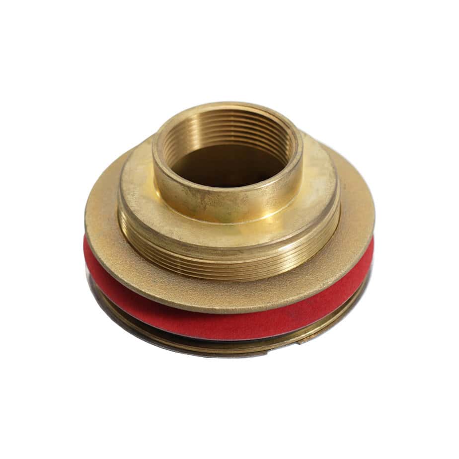 2 inch round no caulk brass shower drain 0885c