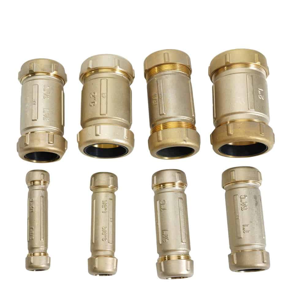 brass compression coupling 0874c