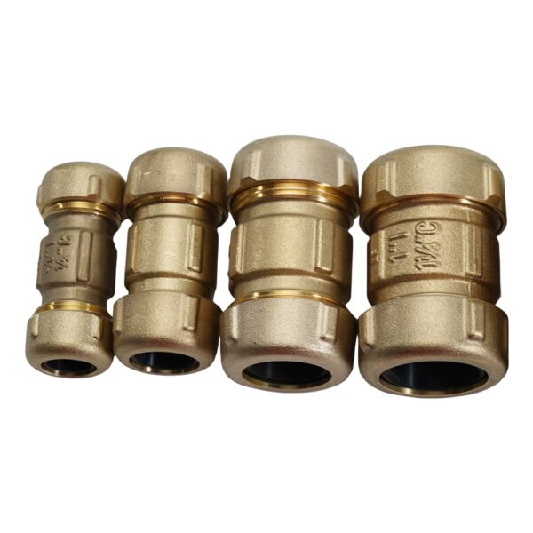 Short Pattern Brass Compression Coupling - Image 3