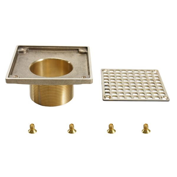 Brass Square Shower Floor Drains For Washroom - Image 5