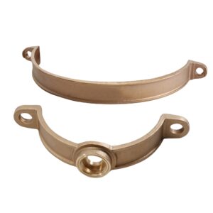 Cast Brass Pipe Clamp With Two Holes