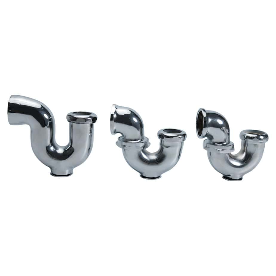 chrome brass trap tubular cleanout repair p traps 0892