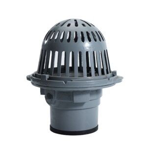 Cast Iron Fitting Roof Floor Drain with Aluminum Dome