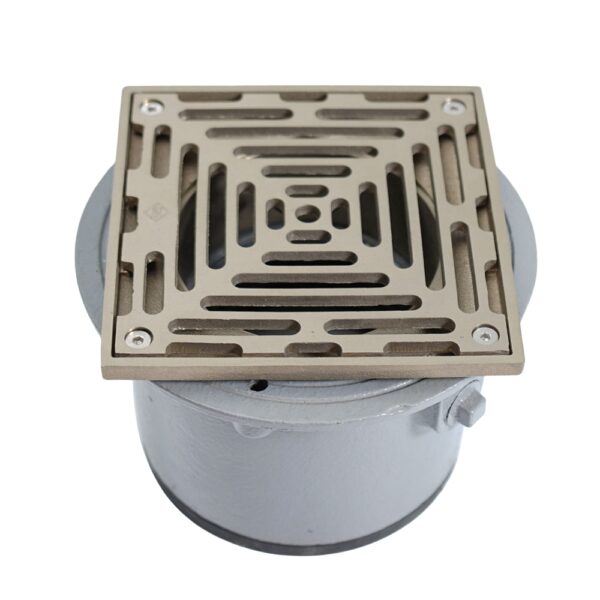 heavy duty cast iron adjustable foor drain 0974