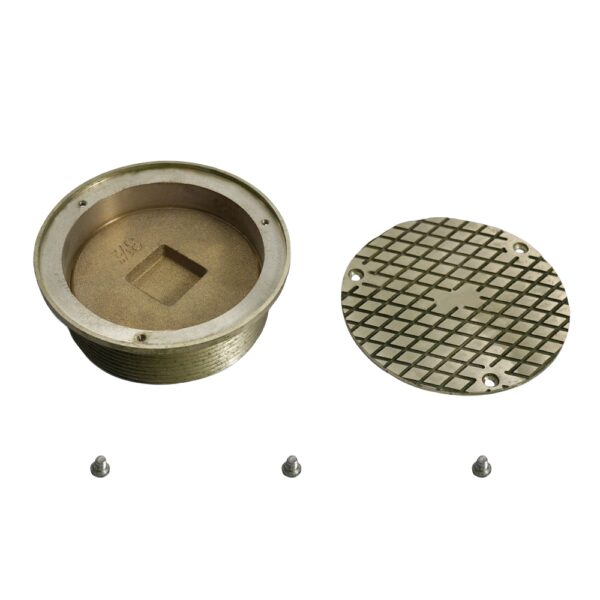 heavy duty ni bronze floor cleanout spuds 0975e