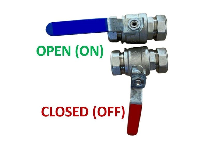 isolation valves on and off