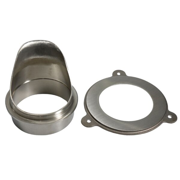 Nickel Bronze Downspout Nozzle With Flange For Roof Drainage - Image 4