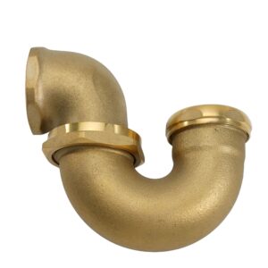 plug p trap rough brass casting